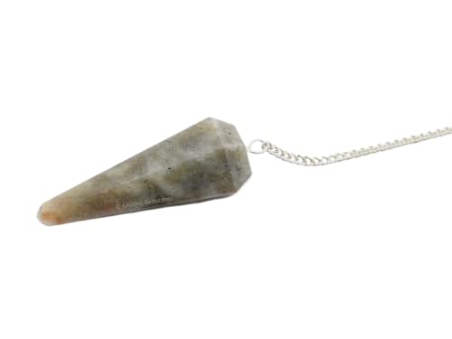Amazing Gemstone Chrysoberyl Cats Eye Crystal Pendulum for Divination - Certified Dowsing Crystals and Healing Stones for Chakra Balancing and Meditation - Enhance Reiki Spiritual Growth - color: Chrysoberyl Cats Eye