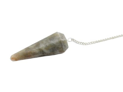 Amazing Gemstone Chrysoberyl Cats Eye Crystal Pendulum for Divination - Certified Dowsing Crystals and Healing Stones for Chakra Balancing and Meditation - Enhance Reiki Spiritual Growth - color: Chrysoberyl Cats Eye
