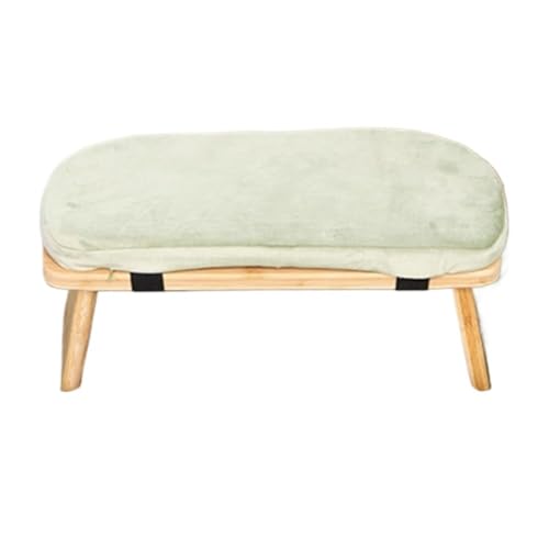 Kneeling Chair,Meditation Bench Kneeling Stool,Home Meditation Bench, Yoga Bench, Sports Sitting, etc., Bench with Cushion, Suitable for Women and Men for Home Meditation, Prayer, Yoga(Green) - color: Green
