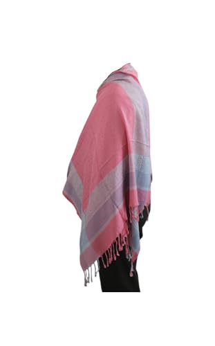 Handloom Wool Meditation Shawl, Oversized Wrap Throw, Gift for Men and Women - color: Ht-fine03