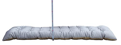 Velvet Bench Cushion for Outdoor Furniture, Anti-Slip Bottom Settee Cushions for Bay Window Loveseat Sofa, Non-Skid Rocking Chair Reclinger Car Seat Pads 17.7 L X 17.7 W, Light Grey - color: Light Grey, style: 17.7 L X 17.7 W