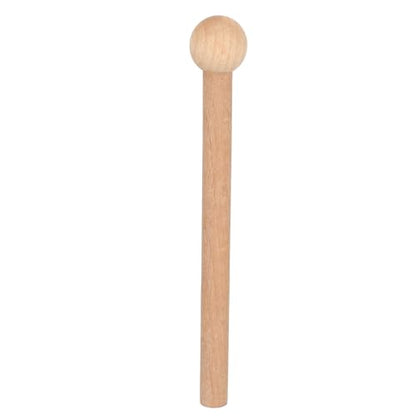 Single Tone Energy Chime for Mindfulness Meditation, Wooden Hand Chime with Mallet, Cherry Wood and Aluminum Alloy Healing Bell for Yoga Prayer Stress Relief (Sun) - size: Sun