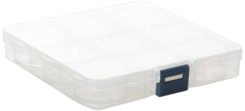 Paylak CTNB086 Impact Resistant Storage Box with Divider Tray and Clear 9 Round Container