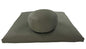 Round Zafu and Zabuton Meditation Cushion Set (2pc) - color: Olive