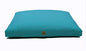 Zabuton Meditation Mat (36"×28"×2") Luxurious Meditation Cushion for Kneeling Sitting Large Floor Pillow Zafu/Bench-Washable Cotton Cover 100% Organic Cotton Filling (Cyan Blue) - color: Cyan Bue