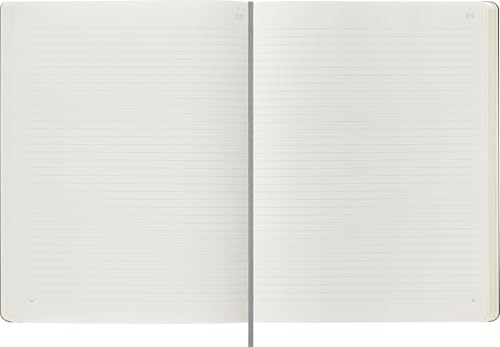 Moleskine Smart Notebook, Smart Writing System, Digital Notepad with Hard Cover, Ruled Pages and Elastic Closure, Size Extra Large 19 x 25 cm, Colour Black