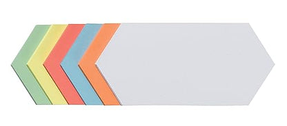 5 Star Assorted Prompt Cards Rhombus 9.5 x 20.5 cm 130 g/m² Pack of 250