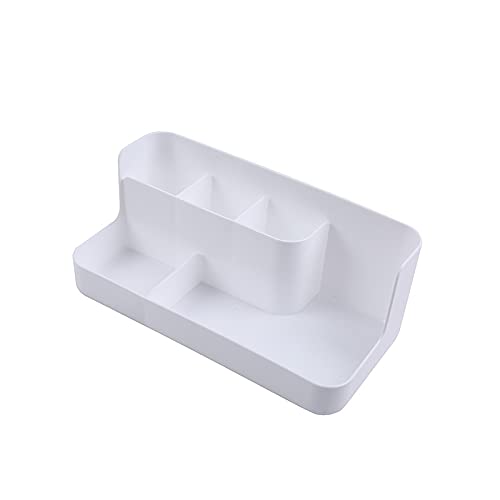Storage Containers Storage Box Makeup Organizer Box Jewelry Container Make Up Case Cosmetic Office Boxes Make Up Container Boxes Boxes (Color : White) - color: White