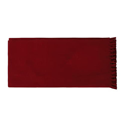 Handmade Wool Meditation Shawl Yoga Prayer Shawl For Spiritual Healing Practice Wrap Blanket for Men &Women - color: Burgandy