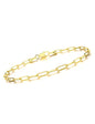 925 Sterling Silver Paperclip Chain Bracelet 3/4/5mm Silver Bracelet for Women Men Silver Bracelet 6.5-9 Inches - color: Gold 4mm, size: 6.5