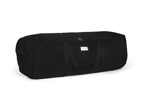 Covermates Keepsakes - Storage Duffel Bag - Heavy Duty Polyester - Reinforced Handles - Closet Storage, Black - color: Black Heavy Duty Polyester, size: 36W x 20D x 15H