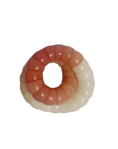 Natural Bodhi Seeds Beads Bracelet, Zen Fidget Stretch Color Gradient Bracelet for Mind-Calming, Meditation Practice Beads Accessory for Women and Men - color: Pink
