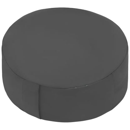 Comfortable Round Buckwheat Cushion Meditation Yoga, Floor Sitting Seat, Natural Buckwheat Hulls Filling, Adjustable Height, Soft Cotton Cover, Ideal for Relaxation and Meditation