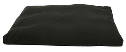 Buckwheat Crescent Zafu and Zabuton Meditation Cushion Set (2pc) - color: Black