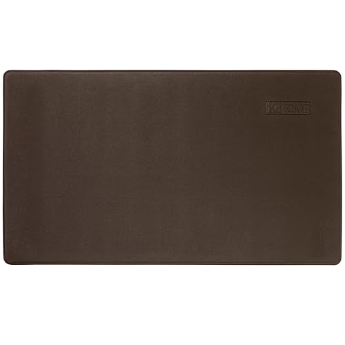 Home Dynamix SoHome Cozy Living Friends and Family Gather Eucalyptus Floral Anti-Fatigue Kitchen Mat, Grey/Yellow, 17.5"x30" - color: Grey/Yellow, size: 30"L x 17.5"W x 0.5"Th
