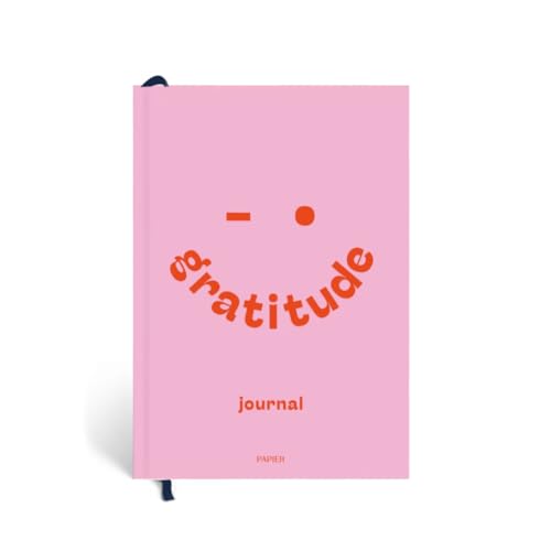 Papier Gratitude Attitude Journal - Pink Hardcover | Daily Prompts, Morning & Evening Manifestation & CheckIn | Undated Planner | For Affirmation, Reflection, Mindfulness & Meditation | Self Care Gift