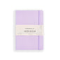 myPAPERCLIP Limited Edition A5 Checks/Square Grid Notebook | 192 Pages, 100 GSM, Soft Cover, A5 (5.83 × 8.27 in) | Flat Lay | Bookmark & Elastic Closure | Lilac - color: Lilac, style: Checks