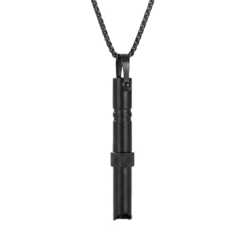 Breathing Easy Necklace, Mindfulness Breathing Stainless Steel Pendant for Stress Relief, Anxiety Management & Smoking Cessation Aid, Intricate Engraving for Men Women - color: Rotating Fidget Ring-Black