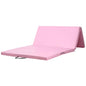 KaRaDaStyle Gymnastics Mat Folding Stretch Mats 71"x39"x2" Exercise Muscle Training Children Play Horizontal Bar Mat Yoga Sports Soundproof Home Use - color: Pink/4-fold