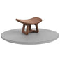 Solid Wood Meditation Stool, Chinese Zen Meditation Stool, Mortise and Tenon Craft Kneeling Stool, Black Walnut Solid Wood Meditation Stool, Compact and Portable,A and Cushion - color: A and Cushion