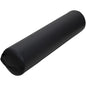 ForPro Full Round Bolster Pillow, Black, Oil and Stain-Resistant, for Massage and Yoga, 6” R x 26” L - color: Black