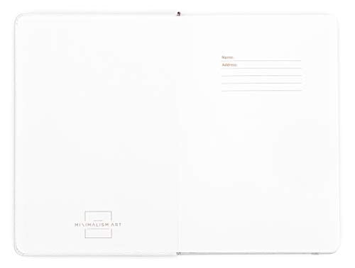Premium Hard Cover Notebook Journal, X-Large Size, Master A4 8.3" x 11.4", 186 Numbered Pages, Gusseted Pocket, Ribbon Bookmark, Extra Thick Ink-Proof Paper 120gsm (Plain, Black)
