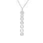 Dreamtimes 7 Chakra Necklace for Women Stainless Steel Spiritual Healing Pendant Necklace for Meditation Yoga Lover for Christmas - color: Silver