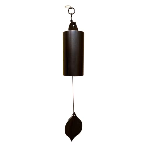 Deep Resonance Serenity Bell Wind Chime, Gong Chime Suitable for Meditation Ancient Copper Pipe is Hanging on Decorative windowsill, Terrace and Courtyard
