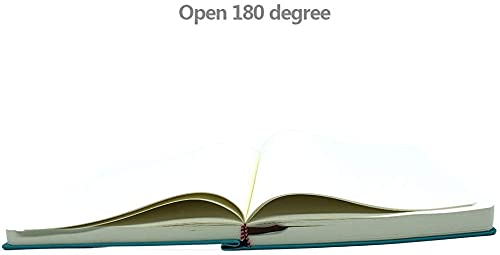 A5 Blank Notebook PU Leather Hard Cover Notebook Journals Thick Sketchbook 660 Pages 80gsm Paper Notepad Daily Work Student Notebook Drawing Sketch Pad Notebook for Sketching Writing - color: red