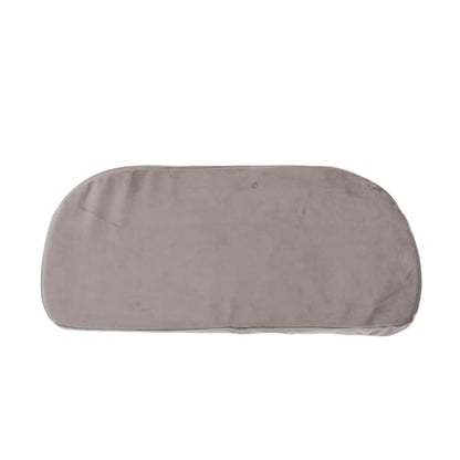 Yinhing Wooden Meditation Bench Ergonomic Detachable Kneeling Stool with Soft Cushion for Practice Includes Convenient Carry Bag Stylish Blue Design for Comfortable Meditation Sessions and (Gray) - color: Grey