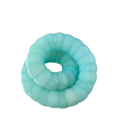 Natural Bodhi Seeds Beads Bracelet, Zen Fidget Stretch Color Gradient Bracelet for Mind-Calming, Meditation Practice Beads Accessory for Women and Men - color: Blue
