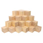 52 PCS Premium 2 Inch Wooden Cubes, Natural Pine Wood Cubes for Crafts, Wood Blocks Ready for Artistic DIY Projects-Unleash Creativity with Blank Wood Blocks - size: 52 PCS 2 Inch