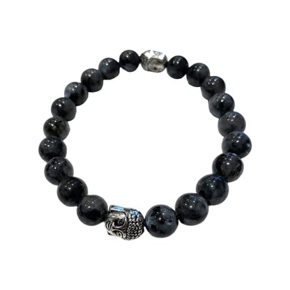 VIE Buddha Bracelet - style: Larvikite