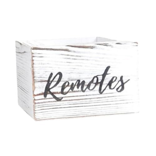 Wooden Desktop Storage Wooden Organizer, Multipurpose, Fashion, Jewelry Box Desktop Storage Box for Bedroom, White