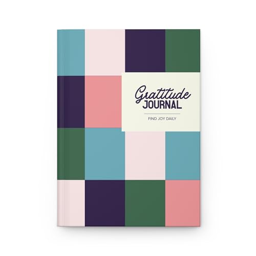 Hardcover Gratitude Journal | Matte Geometric Notebook C