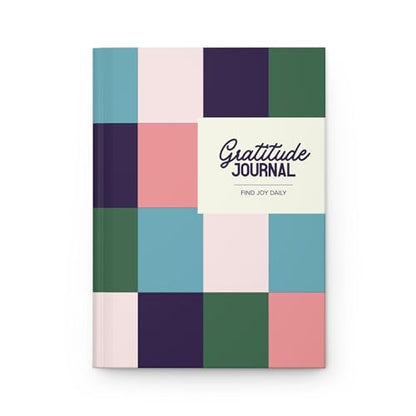 Hardcover Gratitude Journal | Matte Geometric Notebook C