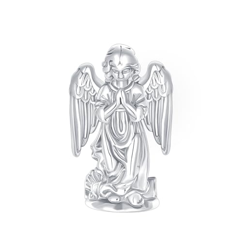 Prayer Cross Elephant Airplane Suitcase Charm 925 Sterling Silver Charms fits for Bracelets Necklace Pendant Bead Charms Jewelry Gift for Women Family - color: Prayer Angel Charm