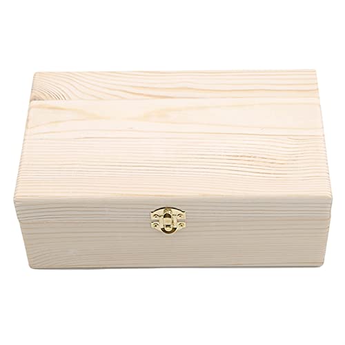 Boxes & Organisers Wooden Storage Box Log Color Pine Rectangular Flip Solid Wood Gift Box Handmade Craft Jewelry Box (Color