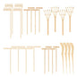 24 PCS Mini Zen Garden Rake Tools, Zen Garden Accessories, Zen Garden Tools Bulk Zen Garden Bamboo Sand Rake Set for Home, Office Decor and Meditation Tools