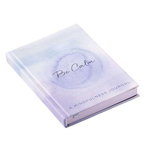 Eccolo Guided Inspirational Journal Notebook, “Be Calm”, Hardcover, A5 Guided Journal with Quotes for Relaxation, 256 Ruled Pages, Mindfulness Journal (4.75x6.7 inches)