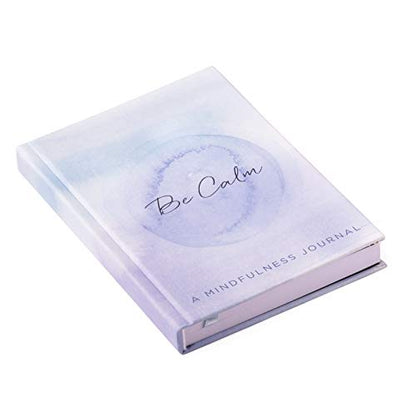 Eccolo Guided Inspirational Journal Notebook, “Be Calm”, Hardcover, A5 Guided Journal with Quotes for Relaxation, 256 Ruled Pages, Mindfulness Journal (4.75x6.7 inches)