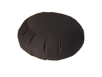 Buckwheat Zafu and Zabuton Meditation Cushion Set (2pc) - color: Brown