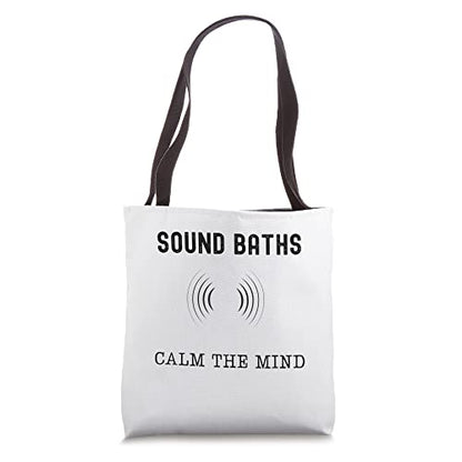OFFICIAL SOUND BATHS CALM THE MIND Tote Bag