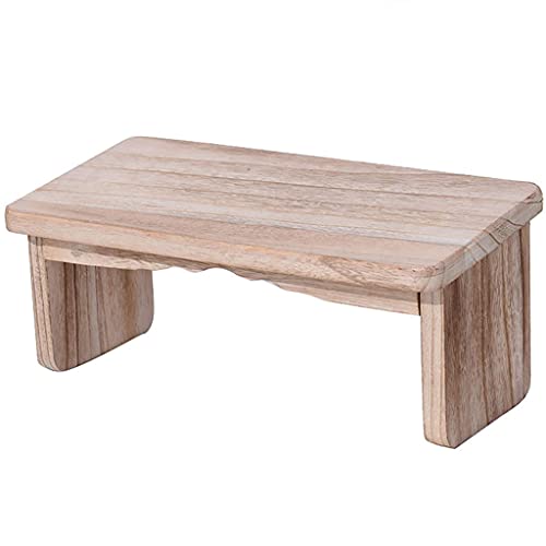 Solid Wood Meditation Bench, Portable Kneeling Stool, Detachable Legs or Hinged Folding Legs, Original Ergonomic Design