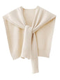 Verdusa Women's Casual Shawl Wraps Striped Knitted Knotted Shawls Scarf Cape