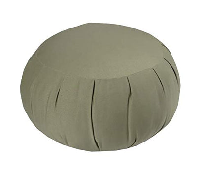 Kapok Zafu and Zabuton Meditation Cushion Set (2pc) - color: Sand