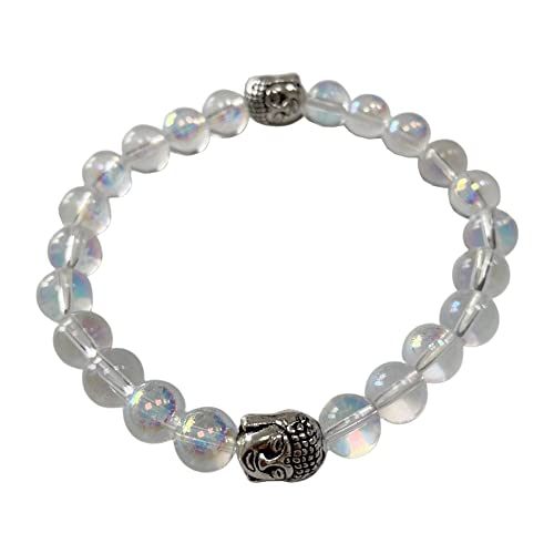 VIE Buddha Bracelet - style: Aura Quartz