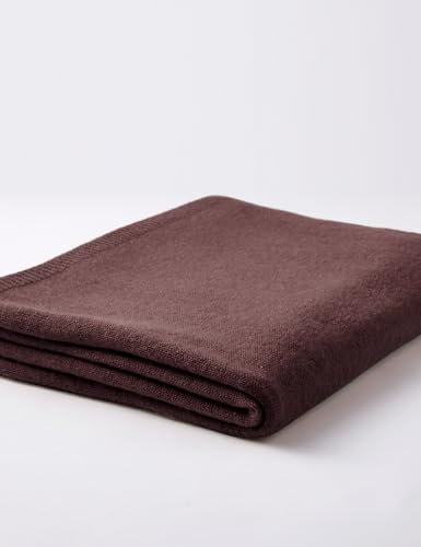 Soft Cashmere Blend Wrap Chic Scarf Stole for Women Wayfarer Travel Extra Large 87"x28" - color: Dark Brown