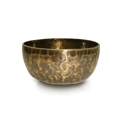 Singing Bowls Set Professional Original Bowls Full Moon Handmade Buddha Sound Bowl Healing Instrument Meditation Accessories，12CM