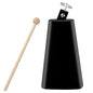 Eastrock 8 inch Metal Steel Cow Bells Noise Makers Hand Percussion Cowbell with Stick for Drum Set - size: 8''